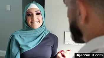 Hijab wearing arab teen fucked by soccer coach